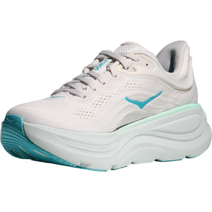 Hoka Women's Bondi 9 Sneaker, Frost/Cielo Blue, 8