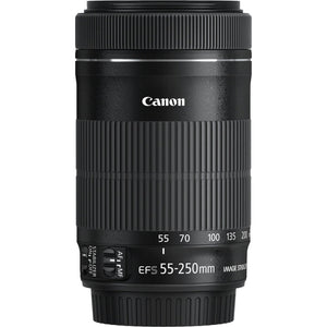 Canon EF-S 55-250mm f/4-5.6 IS STM Telephoto Zoom Lens International Version No Warranty - Used Canon