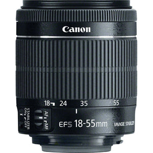 Canon EF-S 18-55mm f/3.5-5.6 Lens 8114B002WB + Lens Pen Cleaner + Deluxe Lens Pouch + 58mm 3 Piece Filter Kit + Deluxe Cleaning Kit es + MicroFiber Canon