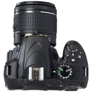 Nikon D3400 Digital SLR Camera & 18-55mm VR DX AF-P Zoom Lens Black - Renewed - Reconditioned Nikon