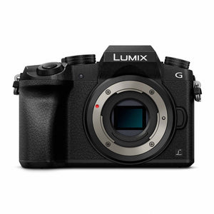 Panasonic Lumix DMC-G7 Mirrorless Micro Four Thirds Digital Camera Black Body Only Kit Box Panasonic