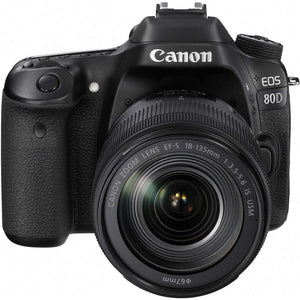 Canon EOS 80D DSLR Camera with 18-135mm Lens International Model with Extra Accessory Bundle Canon