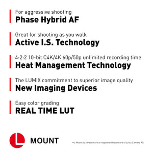 Panasonic LUMIX S5II Mirrorless Camera W/ 20-60mm F3.5-5.6 L Mount Lens DC-S5M2KK Panasonic