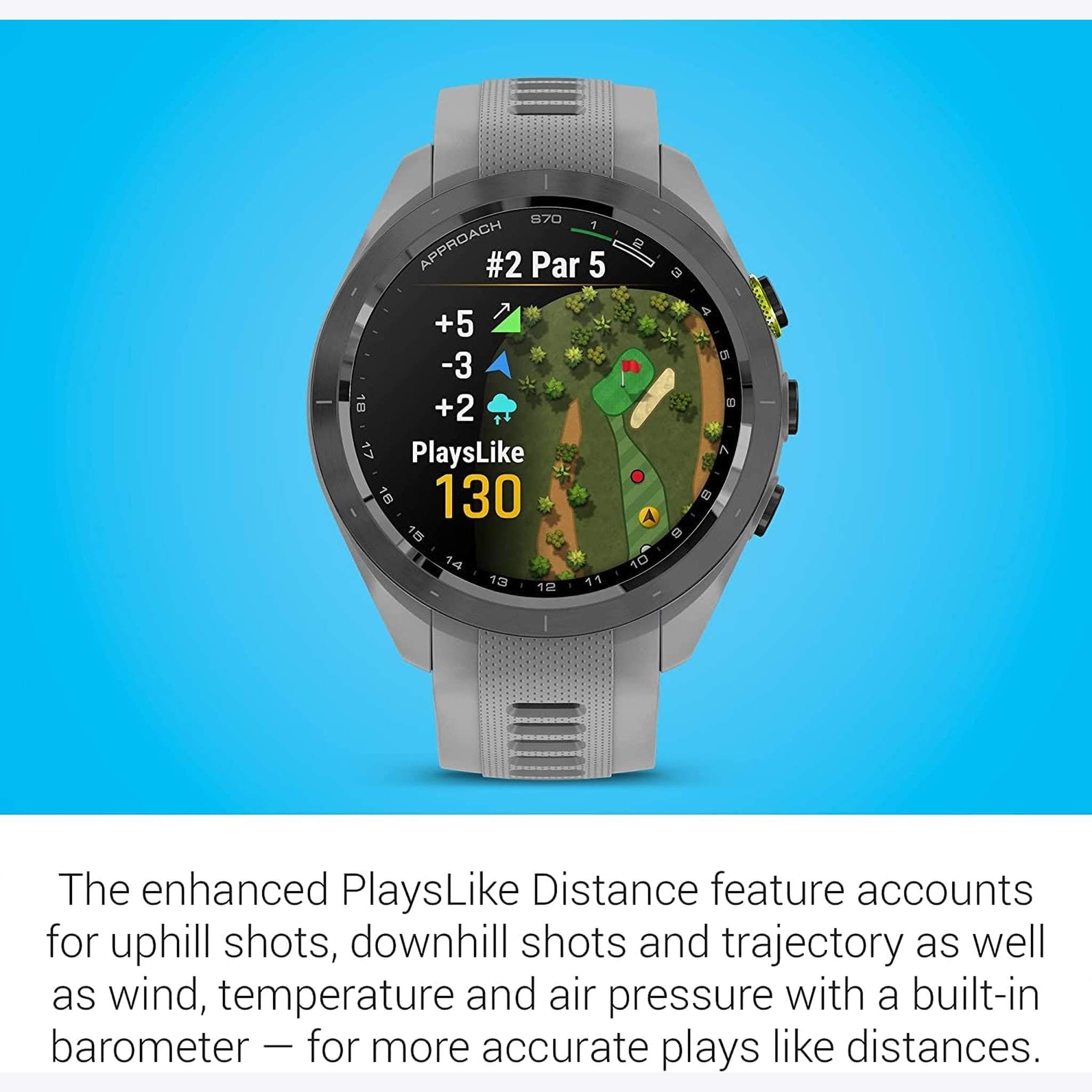 Garmin Approach S70, Black 47mm with Accessories Garmin