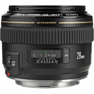 Canon EF 28mm f/1.8 USM Wide Angle Lens for Canon SLR Cameras - Used Canon