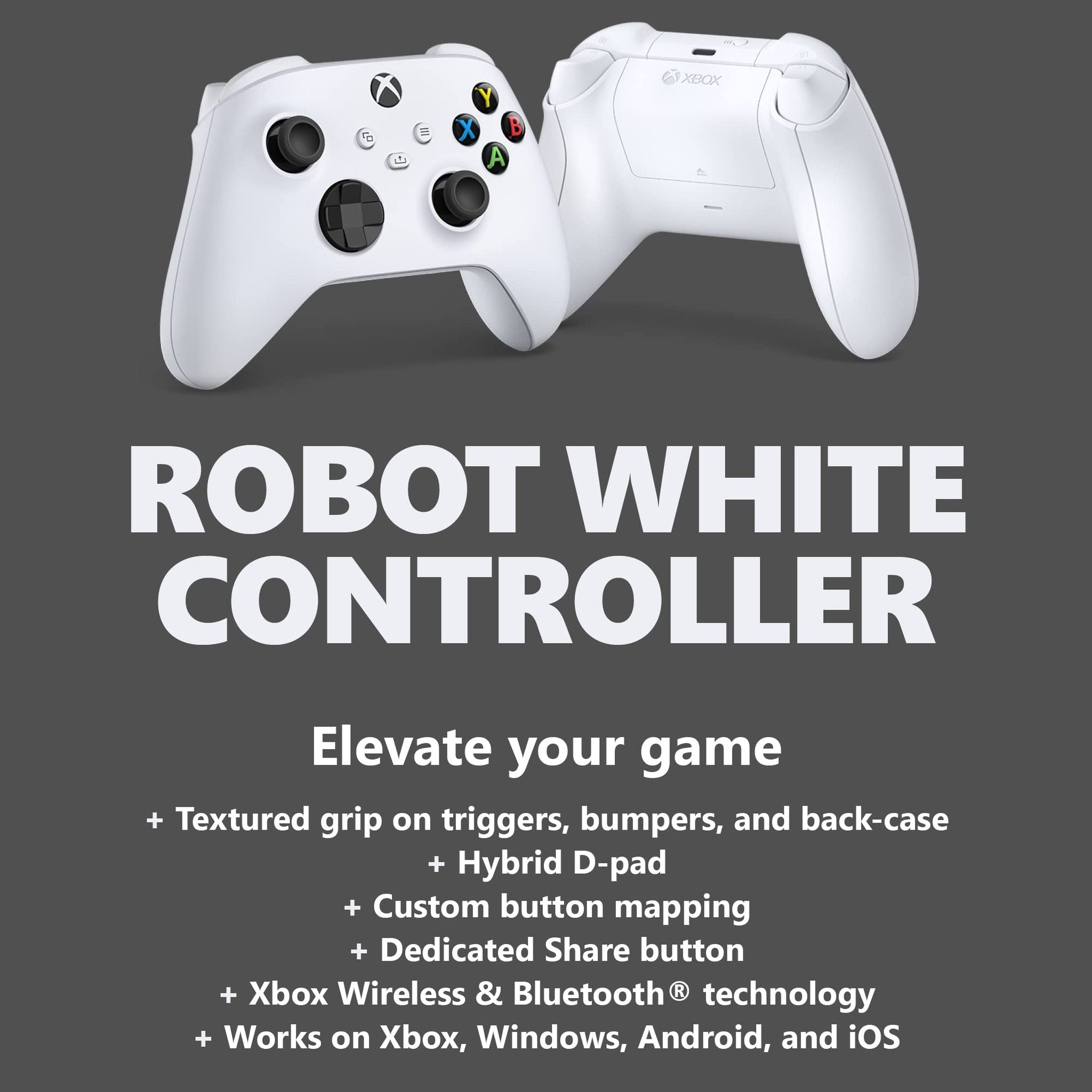 Xbox Core Wireless Controller - Robot White Xbox