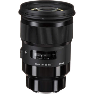 Sigma 56mm f/1.4 DC DN Contemporary Lens for Sony E 351965 With FLD Filter, CPL Filter, UV Filter - Color Graduated Filter Kit - Close Up Filter Kit and Cleaning Accessories Bundle Sigma