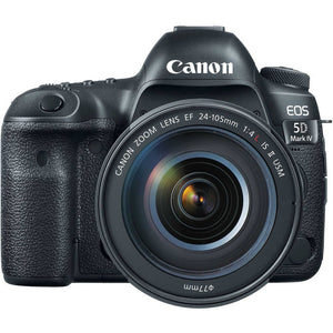 Canon EOS 5D Mark IV DSLR Camera with 24-105mm f/4L II Lens with Memory Card - Renewed - Like New Canon