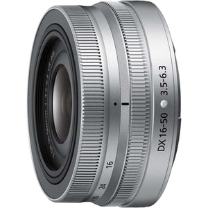 NIKKOR Z DX 16-50mm f/3.5-6.3 VR Lens Silver - Reconditioned Nikon
