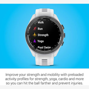 Garmin Approach S70S, White 42mm with Accessories Garmin