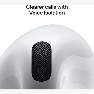 Apple AirPods 4 Wireless Earbuds, Bluetooth Headphones, Personalized Spatial Audio, Sweat and Water Resistant, USB-C Charging Case, H2 Chip, Up to 30 Hours of Battery Life, Effortless Setup for iPhone - Reconditioned Apple