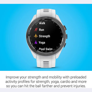 Garmin Approach S70, 42mm, Premium GPS Golf Watch, White Garmin