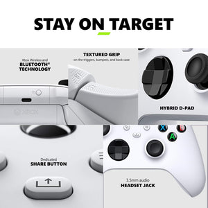 Xbox Wireless Gaming Controller 2025 - Robot White - Play on Xbox, Windows, Android, iOS, FireTV Sticks, Smart TVs, VR Headsets Xbox