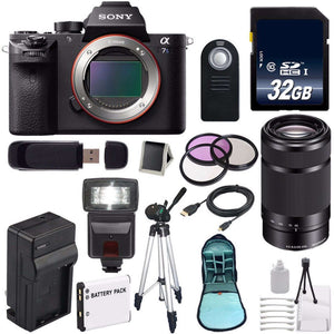 Sony Alpha a7S II a7S Mark II a7SII ILCE7SM2/B Mirrorless Digital Camera International Model + Sony E 55-210mm f/4.5-6 Lens Premium Bundle Sony