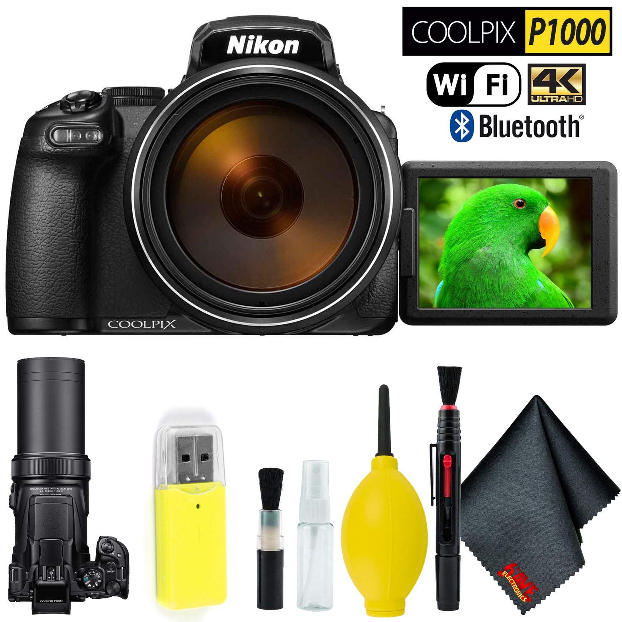 Nikon COOLPIX P1000 Digital Camera Starter Bundle International Model Nikon