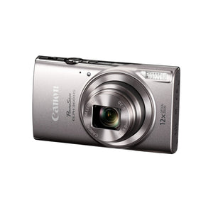 Canon PowerShot ELPH 360 HS Silver Digital Camera w/ 16 GB SD CARD - Used Canon