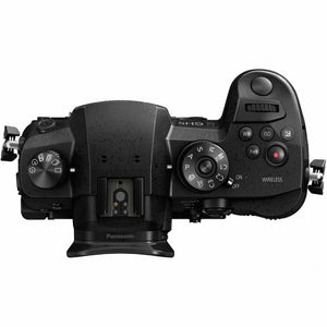 PANASONIC LUMIX GH5 Body 4K Mirrorless Camera, 20.3 Megapixels, Dual I.S. 2.0, 4K 422 10-bit, Full Size HDMI Out, 3 Inch - Reconditioned Panasonic