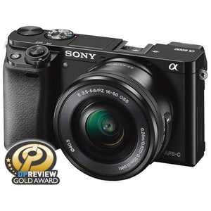 Sony Alpha A6000 Wi-Fi Digital Camera & 16-50mm Lens with E-Mount 55-210mm f/4.5-6.3 OSS Zoom Lens Sony