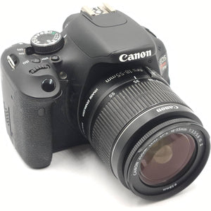 Canon EOS 600D European EOS Rebel T3i 18 MP CMOS Digital SLR Camera and DIGIC 4 Imaging with EF-S 18-55mm f/3.5-5.6 is Lens - Reconditioned Canon
