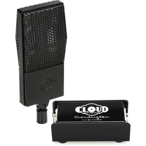 Cloud 44 Midnight Passive Ribbon Microphone + Cloudlifter for Professional Voice/Music Recording - USA Made Cloud Microphones