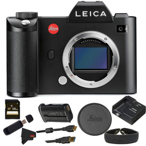 Leica 24 SL Type 601, Mirrorless Camera, Black 10850 W/ 128GB Bundle