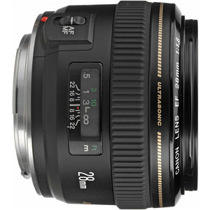 Canon EF 28mm f/1.8 USM Wide Angle Lens for Canon SLR Cameras - Used Canon