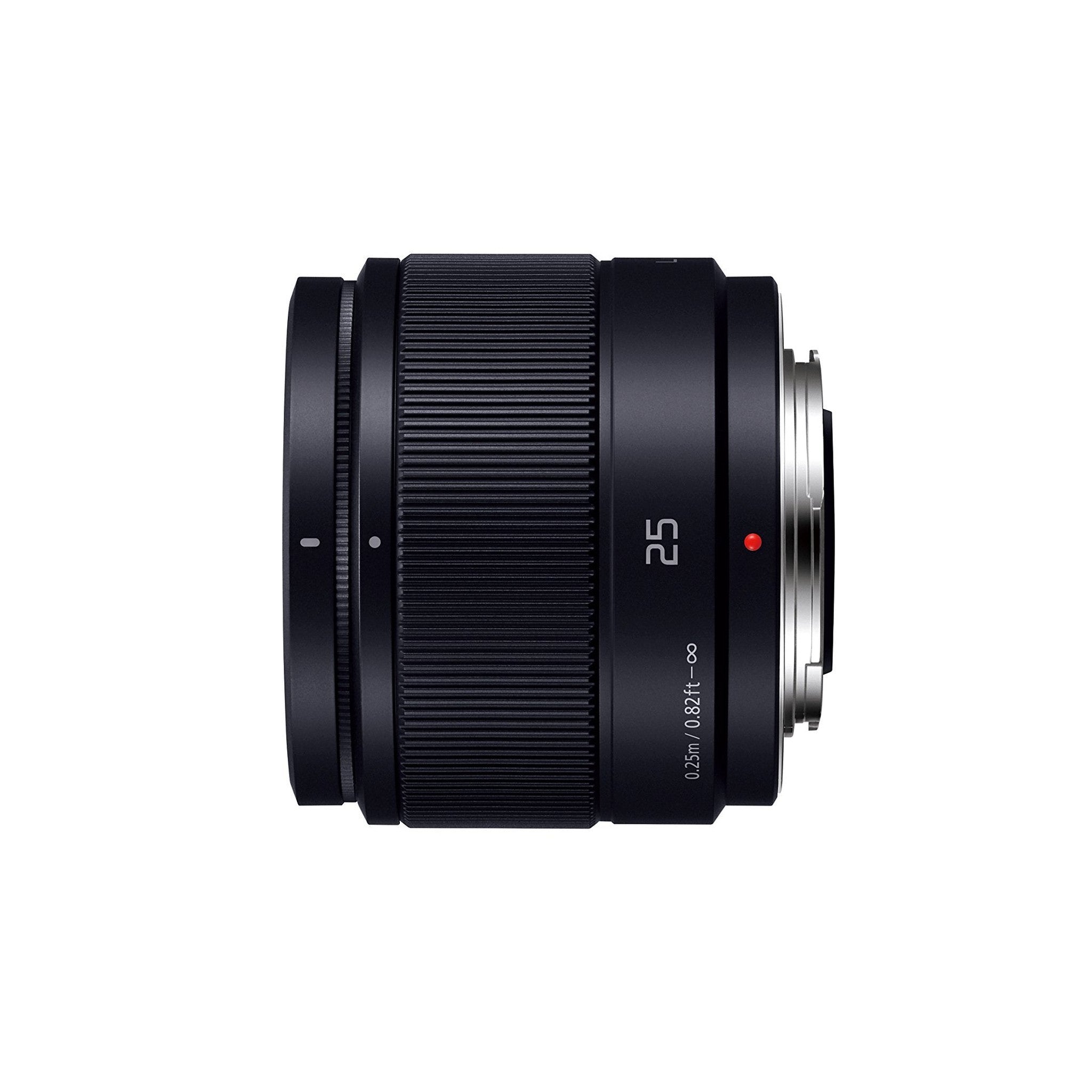 Panasonic Micro Four Thirds 25mm for System F1.7 Single-focus standard lens LUMIX G ASPH. Black H-H025-K - International Panasonic