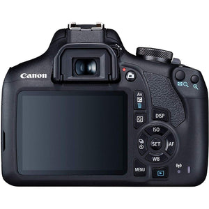 Canon EOS 2000D / Rebel T7 DSLR Camera with 18-55mm Lens + Creative Filter Set, EOS Camera Bag + Sandisk Ultra 64GB Card + Electronics Cleaning Set, And More International Model - Used Canon