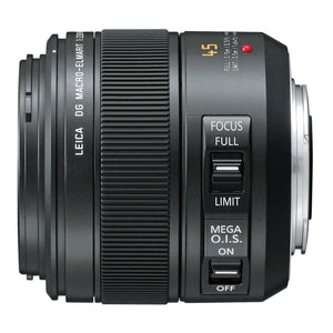 Panasonic H-ES045 Leica DG Macro-ELMARIT 45mm / F2.8 ASPH/MEGA O.I.S. - International Version No Warranty - Used Panasonic