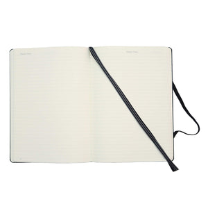 Leuchtturm1917 Medium A5 Lined Hardcover Notebook Navy - 249 Numbered Pages Leuchtturm