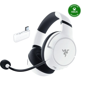 Razer Kaira HyperSpeed Wireless Gaming Headset for Xbox Series X|S, Xbox One, PC: TriForce 50mm Drivers - HyperClear Cardioid Mic - Low Latency Bluetooth - Up to 30 Hour Battery Life - White Razer