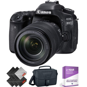 Canon EOS 80D DSLR Camera with 18-135mm Lens + 1 Year Warranty Canon