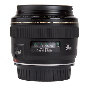 EF 28mm f/1.8 USM Wide Angle Lens - Used Canon