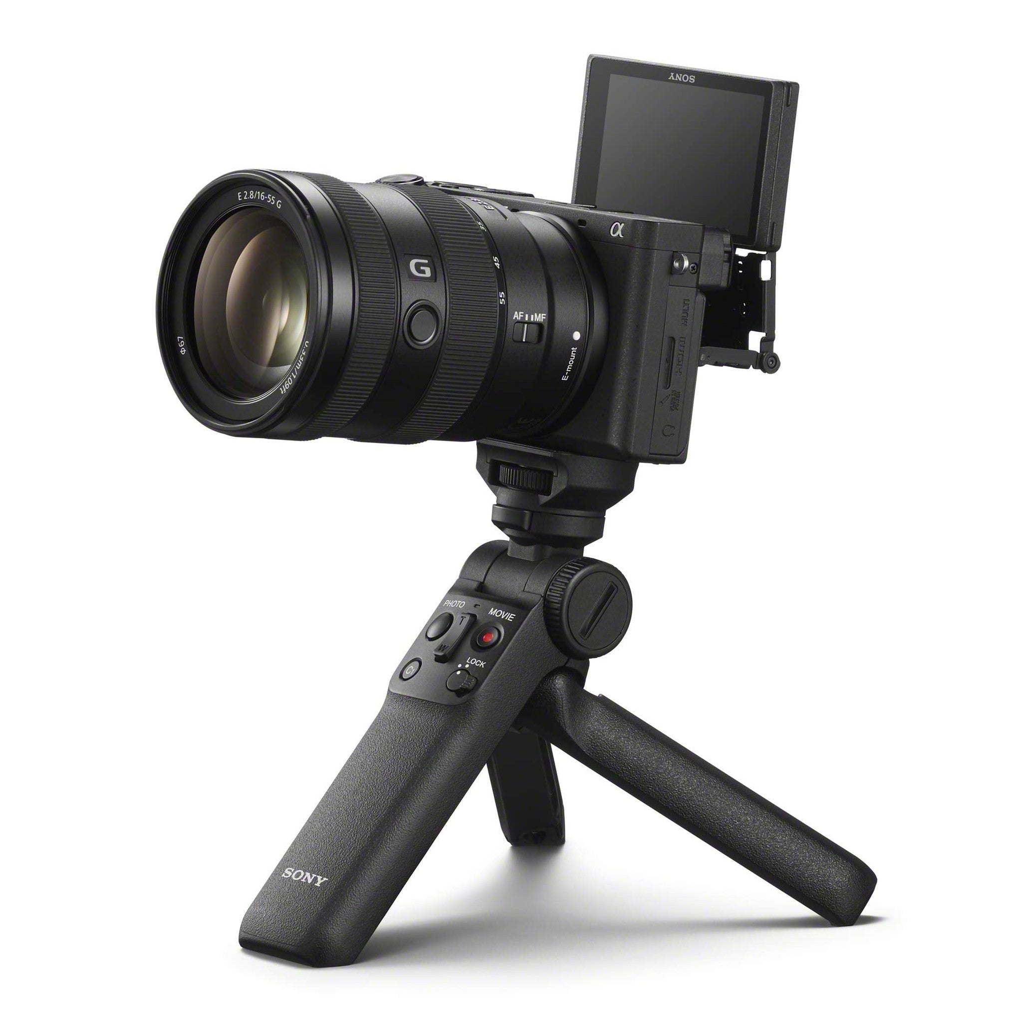 Sony Wireless Bluetooth Shooting Grip and Tripod for still and video, ideal for vlogging GP-VPT2BT Sony