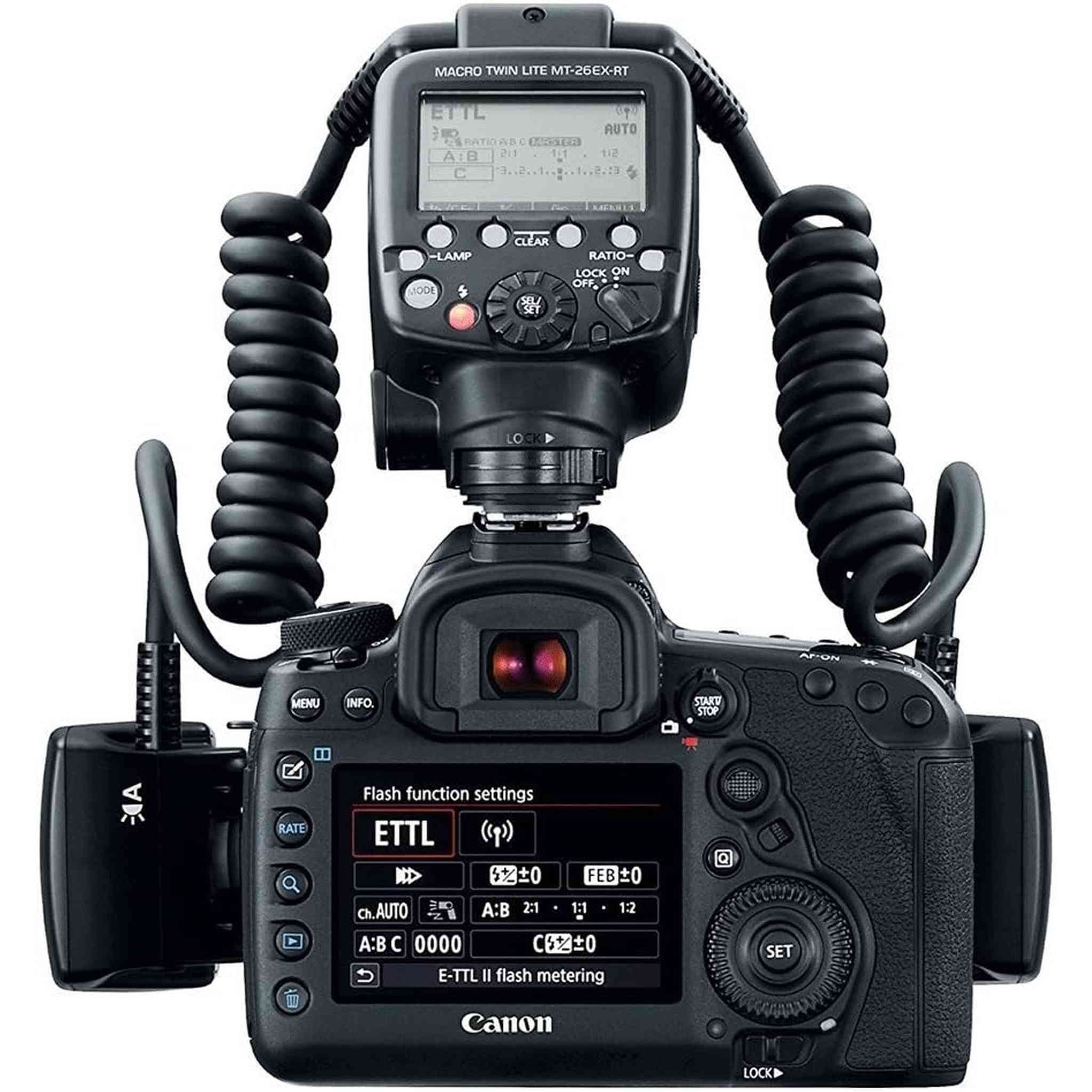 Canon MT-26EX-RT Macro Twin Lite 2398C002 Value Bundle with 64GB Memory Card Canon