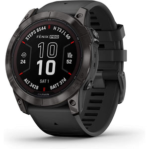 Garmin fenix 7 Pro Solar Sapphire Carbon Gray Titanium Black with Accessories Garmin