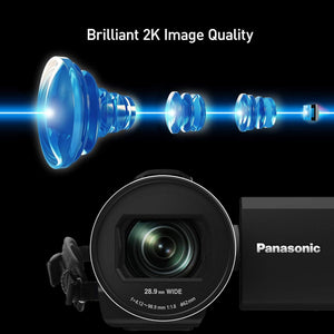 Panasonic Full HD Camcorder, Lightweight Video Camera, Easy to Use for Sports, Travel, and Holidays V900 HC-V900 Panasonic