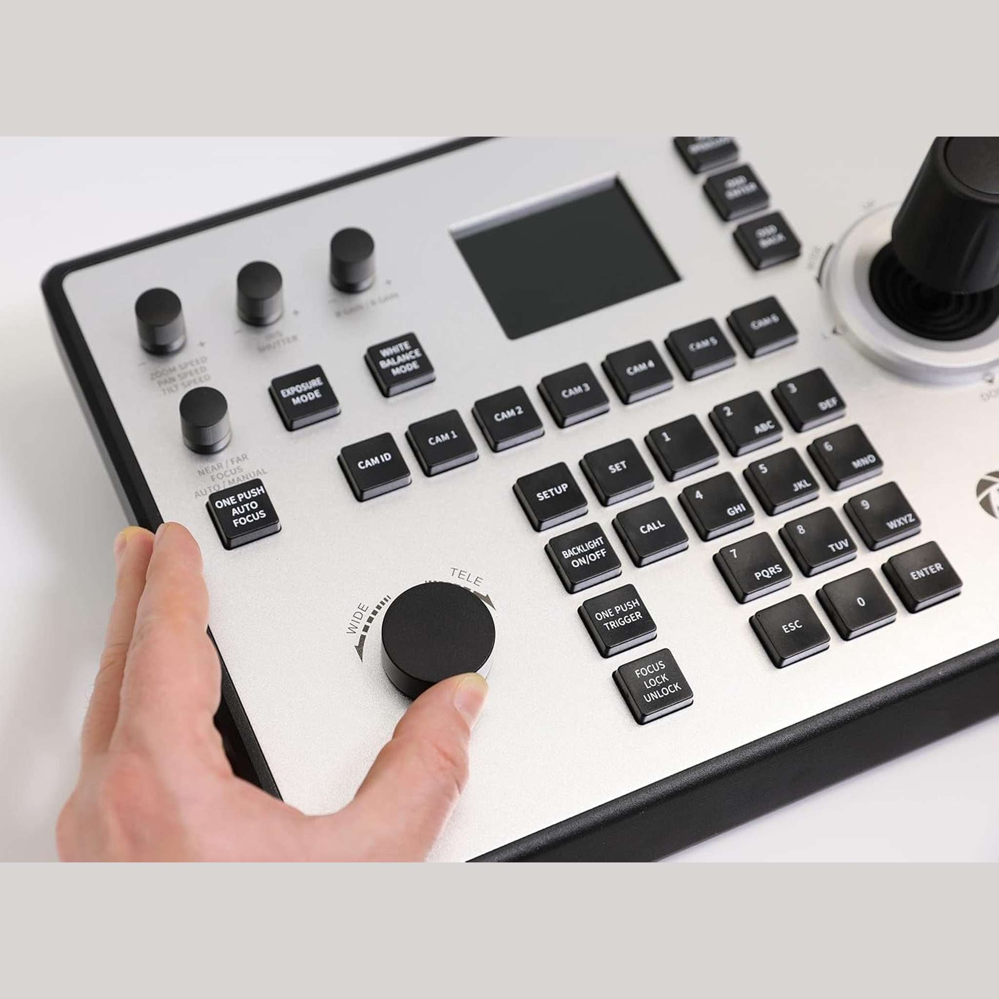 PTZOptics 4th Generation IP/Serial Joystick Controller for PTZ Cameras PTZOptics