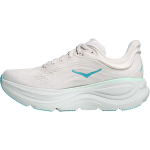 Hoka Women's Bondi 9 Sneaker, Frost/Cielo Blue, 8