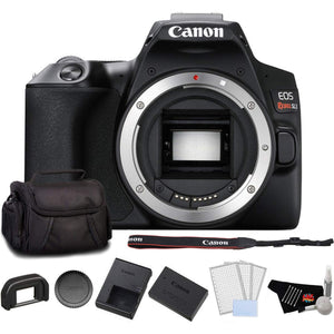 Canon EOS Rebel SL3 DSLR Camera Black, Body Only Bundle with LCD Screen Protectors + Carrying Case and More - Used Canon