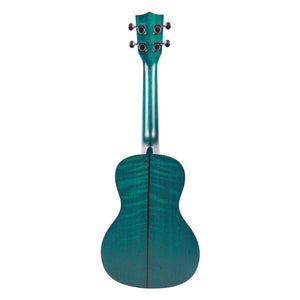 Kala Brand Music Co. Blue Exotic Mahogany, 4-String Ukulele, Right-Handed, Concert KA-CEMB Kala