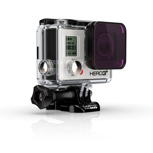 GoPro HERO3+ Dive Filter for Standard Housing Magenta GoPro Official Accessory - Used GoPro