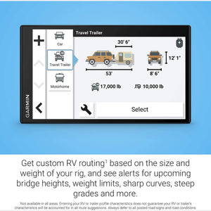 Garmin RV 795 GPS Navigation for RV's with 6Ave Travel Pack Bundle Garmin