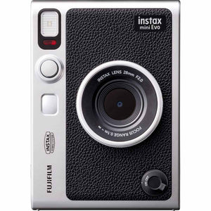 Fujifilm Instax Mini EVO Instant Film Camera Black with 60 Films + 32GB Card - Reconditioned