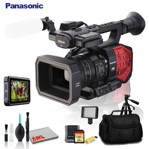 Panasonic AG-DVX200 4K Handheld Camcorder with Four Thirds Sensor and Integrated Zoom Lens - Premium Bundle Panasonic