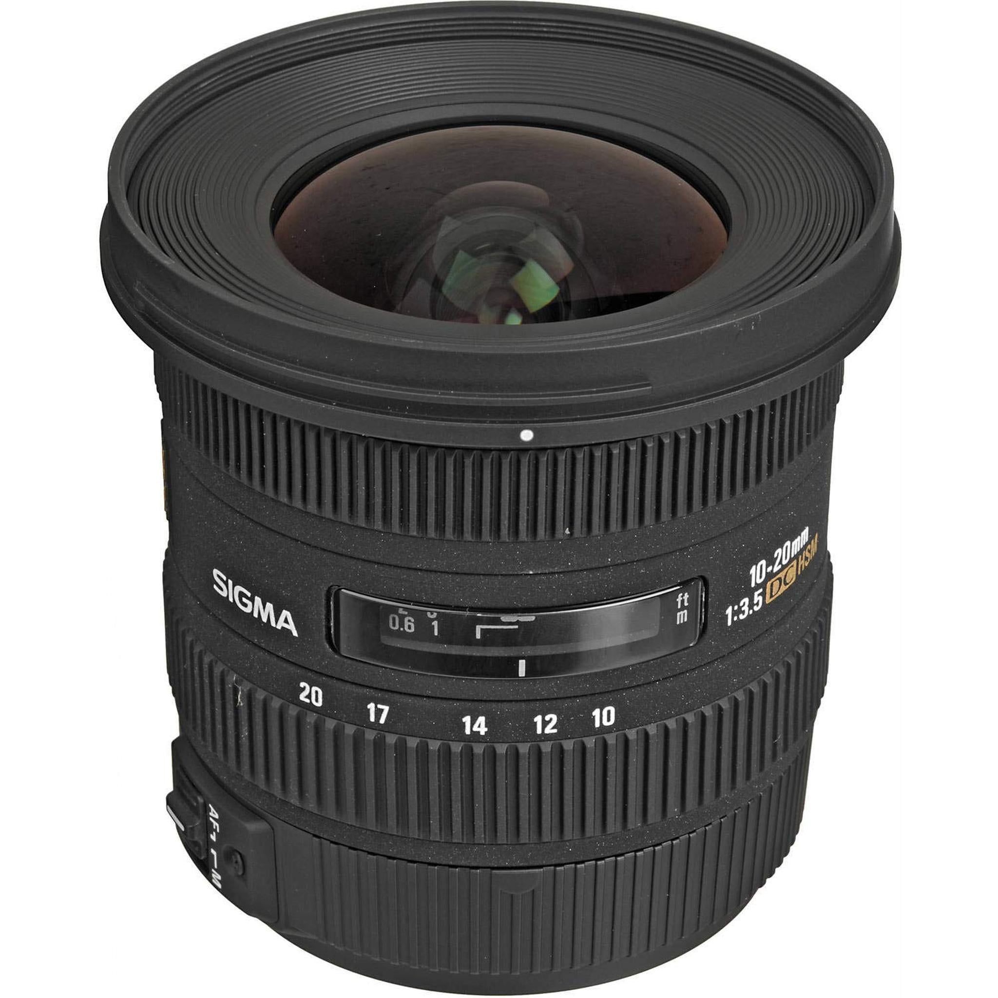 Sigma 10-20mm f/3.5 EX DC HSM Lens for Nikon F 202306 With FLD Filter, CPL Filter, UV Filter - Close Up Filter Kit and Cleaning Accessories Bundle Sigma