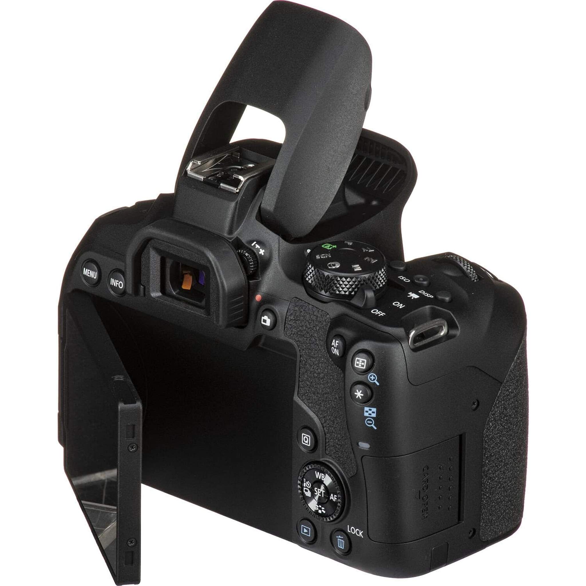 Canon EOS Rebel 850D / T8i DSLR Camera Body Only + 4K Monitor + Mic + More Canon