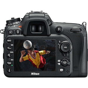 Nikon D7200 24.2 MP DX-Format Digital SLR Camera with 18-140mm VR Lens Black Renewed - Reconditioned Nikon