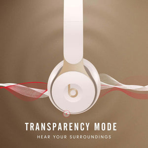 Beats Solo Pro Wireless Noise Cancelling On-Ear Headphones - Ivory Renewed - Reconditioned Beats