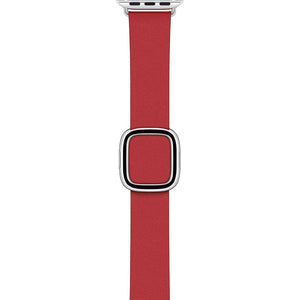 Apple Watch Band - Modern Buckle 40mm - Scarlet - Large Apple